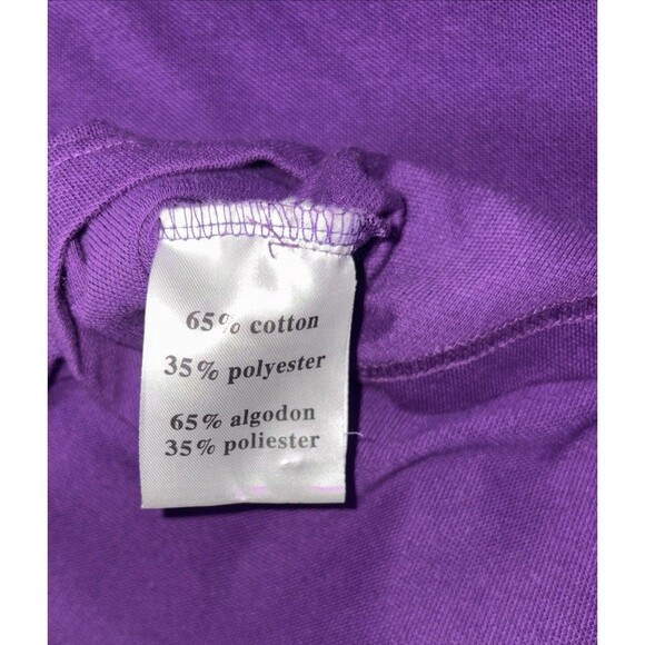 Franky Max Polo Shirt Mens XL Purple Short Sleeve Big Pony Men Sleeve Number Men - Picture 14 of 15